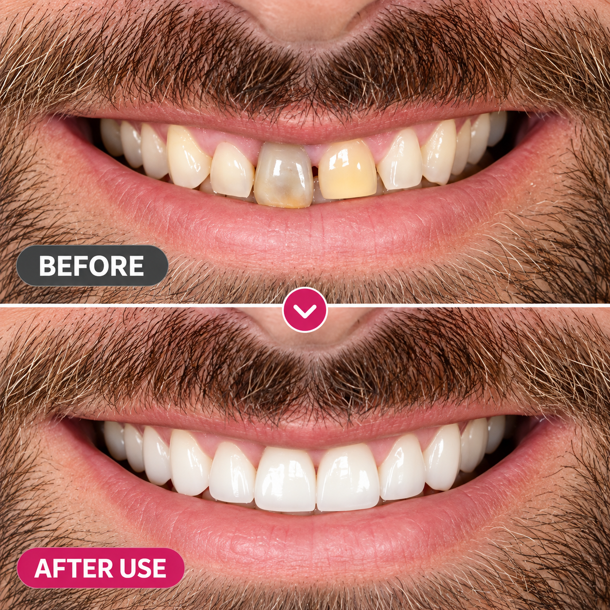 Customer smile comparison