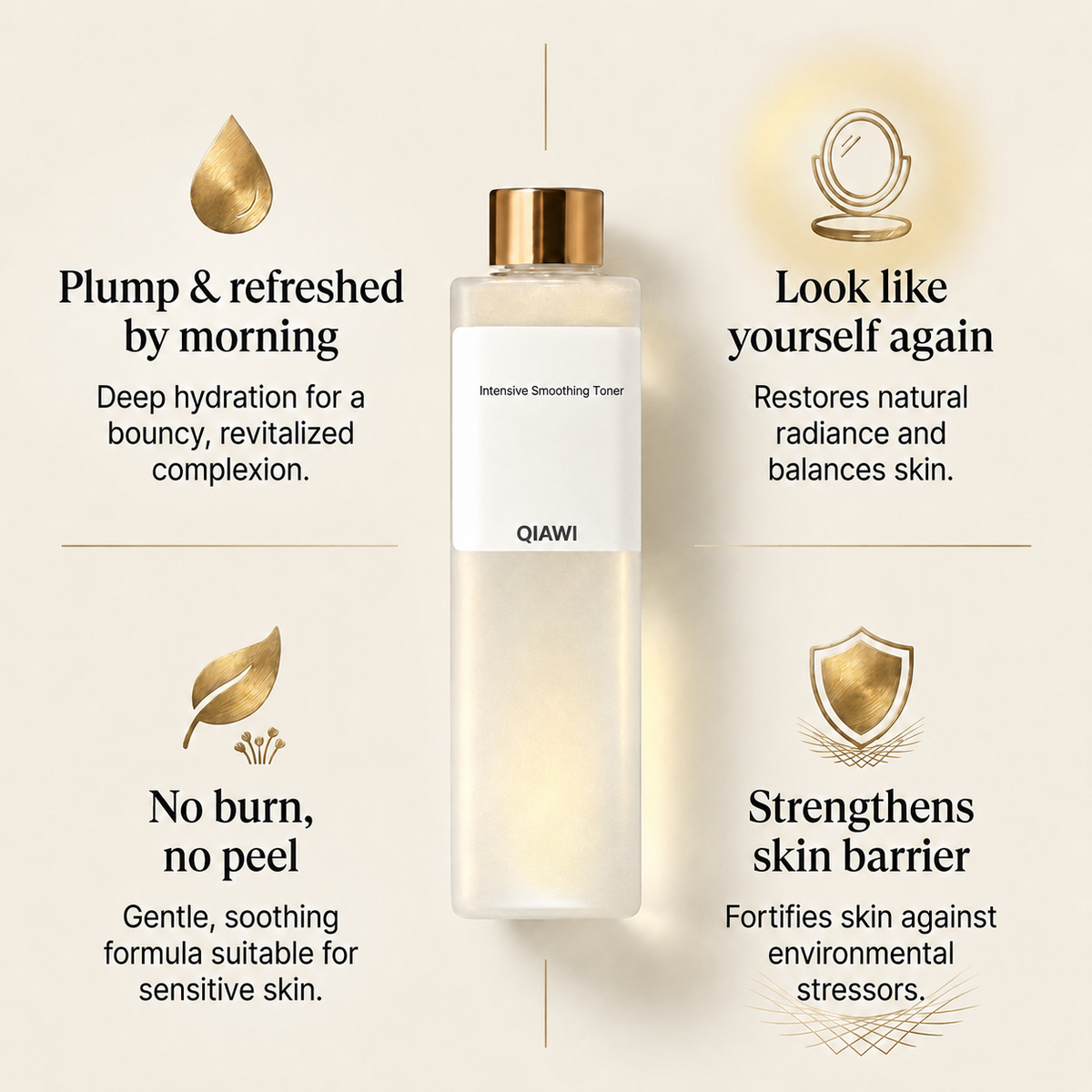 ——Smooth Fine Lines |  Plumping & Longevity Anti‑Aging Facial Toner