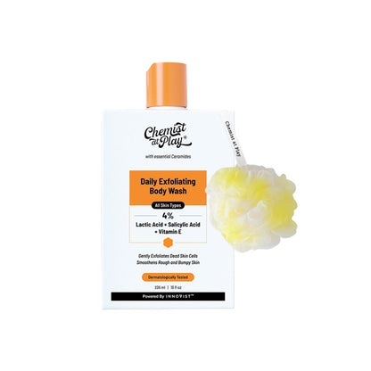 Exfoliating Body Wash with 1% Salicylic Acid & 2% Lactic Acid